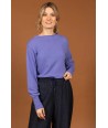 FOUR ROSES losse blauwe broek