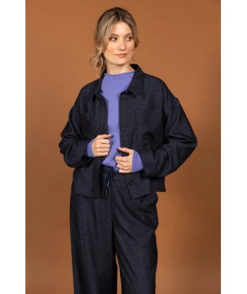 FOUR ROSES losse blauwe broek