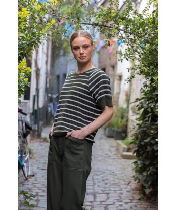 FOUR ROSES kaki broek