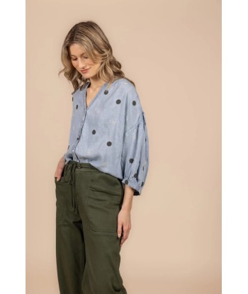 FOUR ROSES kaki broek