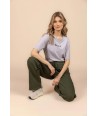 FOUR ROSES kaki broek