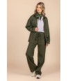FOUR ROSES kaki broek
