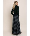 AC pull met opstaande kraag groen+blauw
