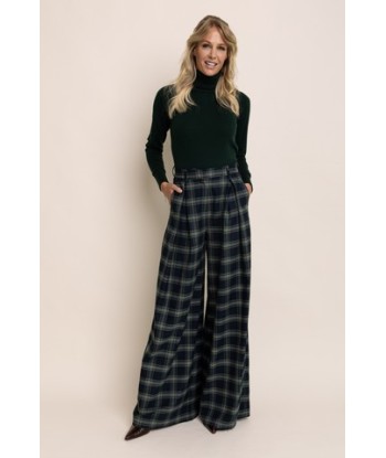 AC pull met opstaande kraag groen+blauw
