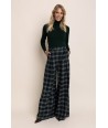 AC pull met opstaande kraag groen+blauw