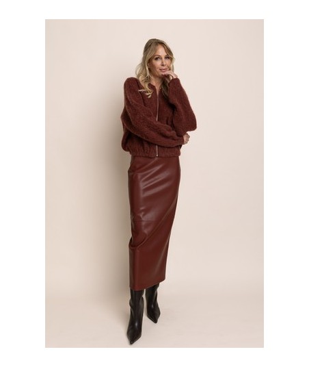 AC zachte roestkleurige cardigan