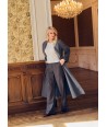 AC brede broek met bruine streep