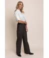 AC brede broek met bruine streep