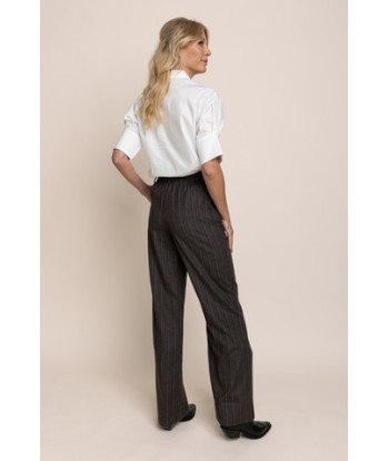 AC brede broek met bruine streep