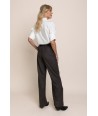AC brede broek met bruine streep
