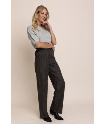 AC brede broek met bruine streep