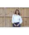 BELLITA witte bloes met strik