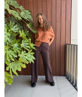 BELLITA losse bruine broek