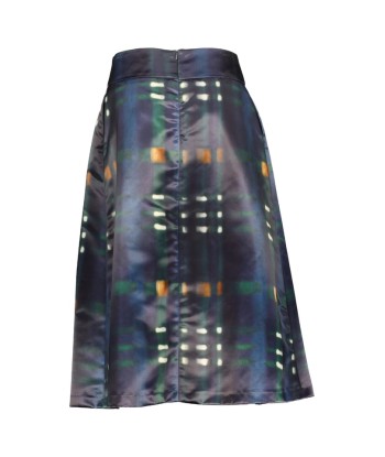 ATMOS blauwe rok met print