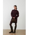 ORFEO burgundy kort kleedje