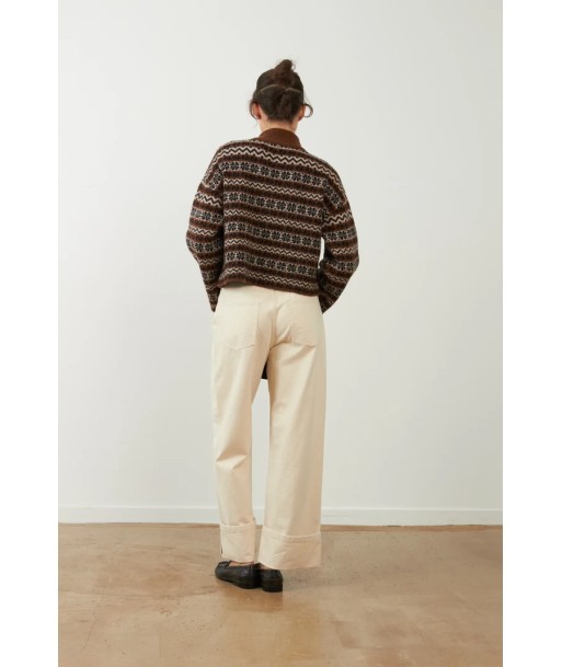 ORFEO cardigan in jacquard motief