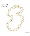 SWEET7 lange ketting met gouden schakels