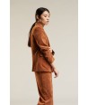 Her. blazer in fijne ribfluweel