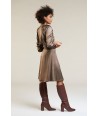 Her. korte jurk in viscose
