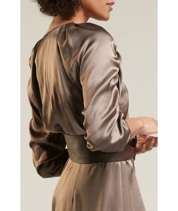 Her. korte jurk in viscose