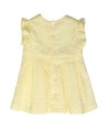 GYMP gele jurk met broderie anglaise