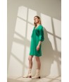 HER. korte jurk in emerald groen