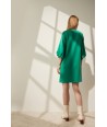 HER. korte jurk in emerald groen