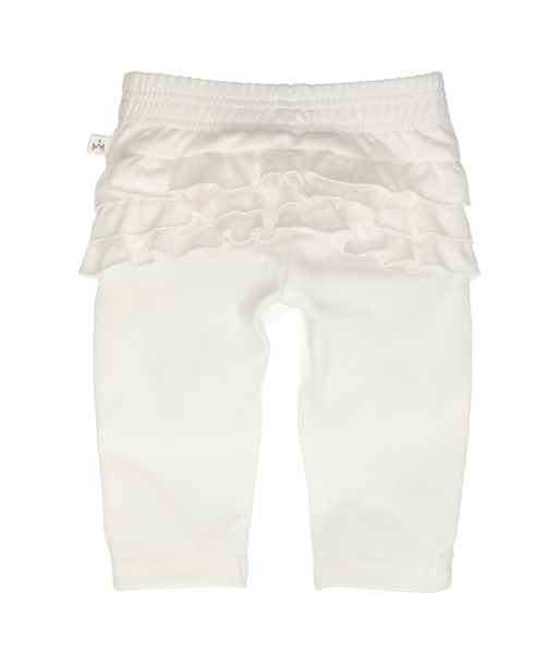GYMP ecru broek met frullen