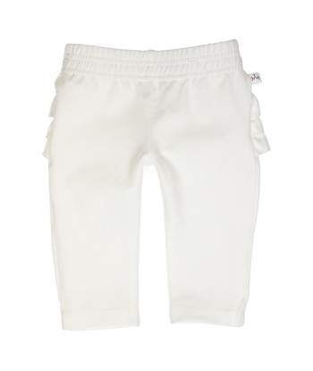 GYMP ecru broek met frullen