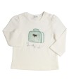 GYMP ecru t-shirt sweet travel