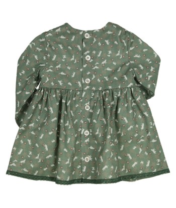 GYMP groene jurk met katjes