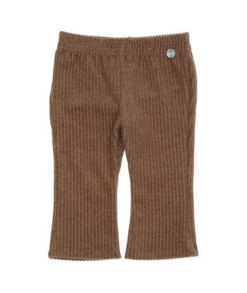 GYMP bruine flare legging met ribbelstructuur