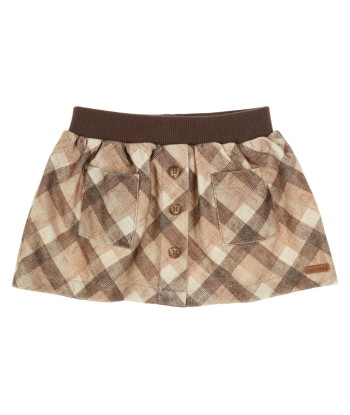 GYMP rok met bruine ruiten