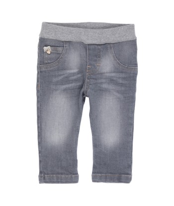 GYMP grijze jeans op elastiek