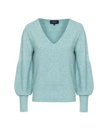 TERRE BLEUE turquoise pull