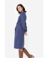 TERRE BLEUE blauwe jurk