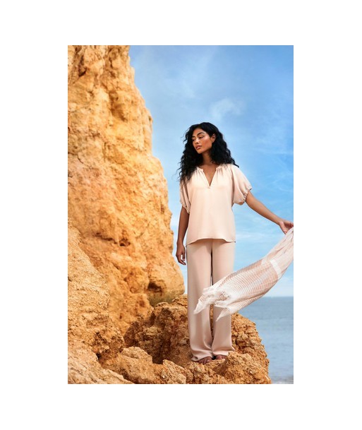 HER. effen beige broek