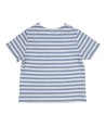 GYMP t-shirt met blauwe strepen