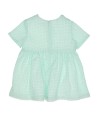GYMP jurk met turquoise ruiten