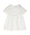 GYMP witte jurk met roze details