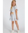 BLUE BAY jurk met blauwe ruiten