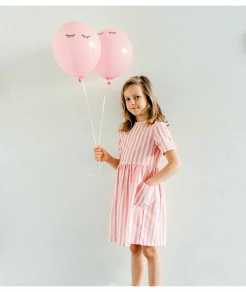 GYMP jurk met roze strepen