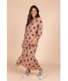FOUR ROSES jurk met boho print