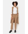 TERRE BLEUE geklede camel broek