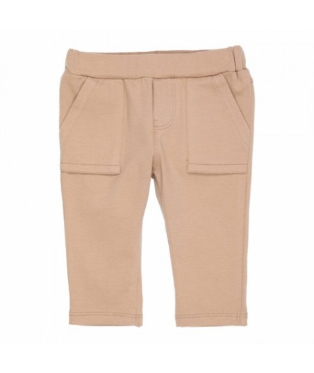 GYMP camel broek in jogging stof
