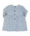 GYMP jurk met blauwe bolletjes