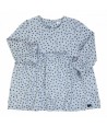 GYMP jurk met blauwe bolletjes