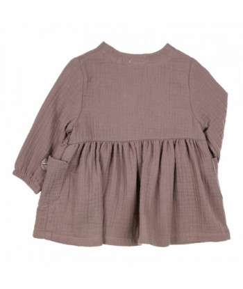 GYMP chocolade bruine tetra jurk