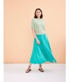 HER losse vlotte rok in azuur