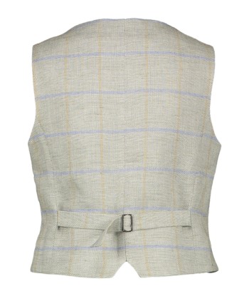 D.LUX ondervest met blauw en oranje strepen